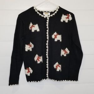 Talbots Petites Schnauzer Sweater P